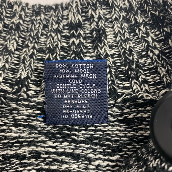 High Sierra- Sweater. Black. PXL. 90% Cotton , 10% Wool. Thick. Buttons Down. - Picture 6 of 6